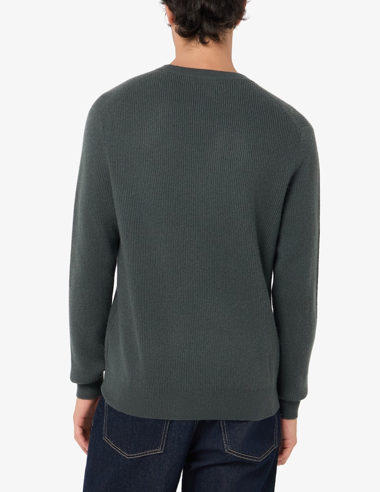 Pure Cashmere Maglia costa inglese in cashmere - immagine 3 Pure Cashmere Maglia costa inglese in cashmere - immagine 3