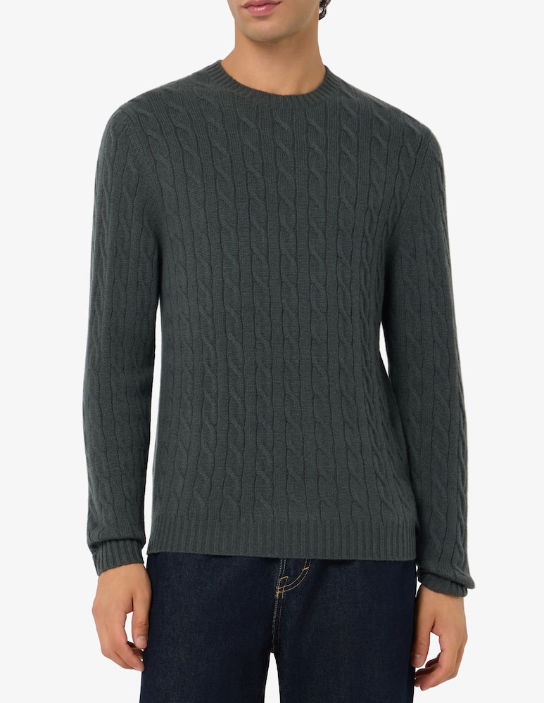 rinascente Pure Cashmere Maglia a trecce in cachemire