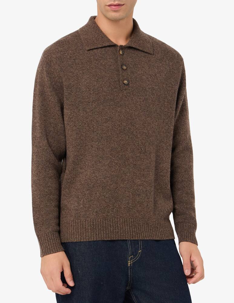 rinascente Pure Cashmere Cashmere polo sweater