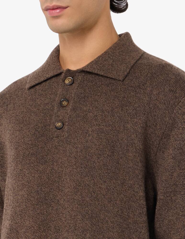 rinascente Pure Cashmere Cashmere polo sweater