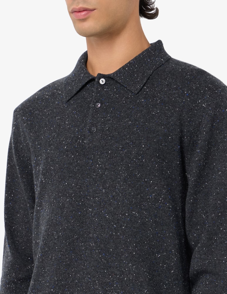 Pure Cashmere donegal cashmere polo shirt - picture 4 Pure Cashmere donegal cashmere polo shirt - picture 4