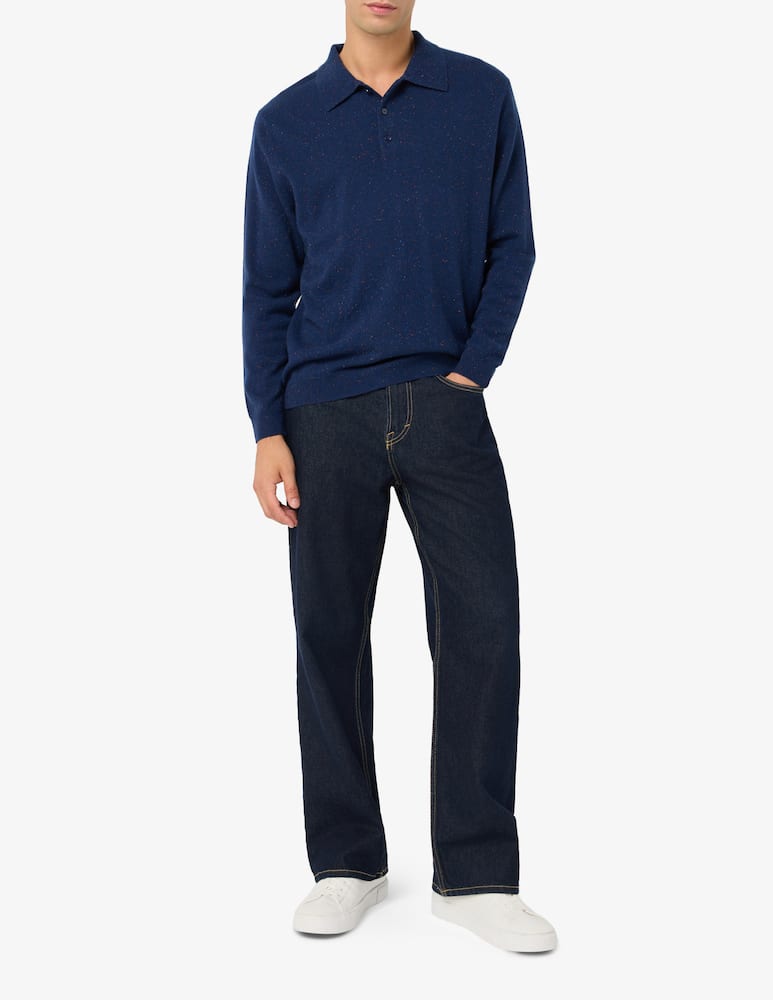 Pure Cashmere Donegal cashmere polo shirt - picture 2 Pure Cashmere Donegal cashmere polo shirt - picture 2