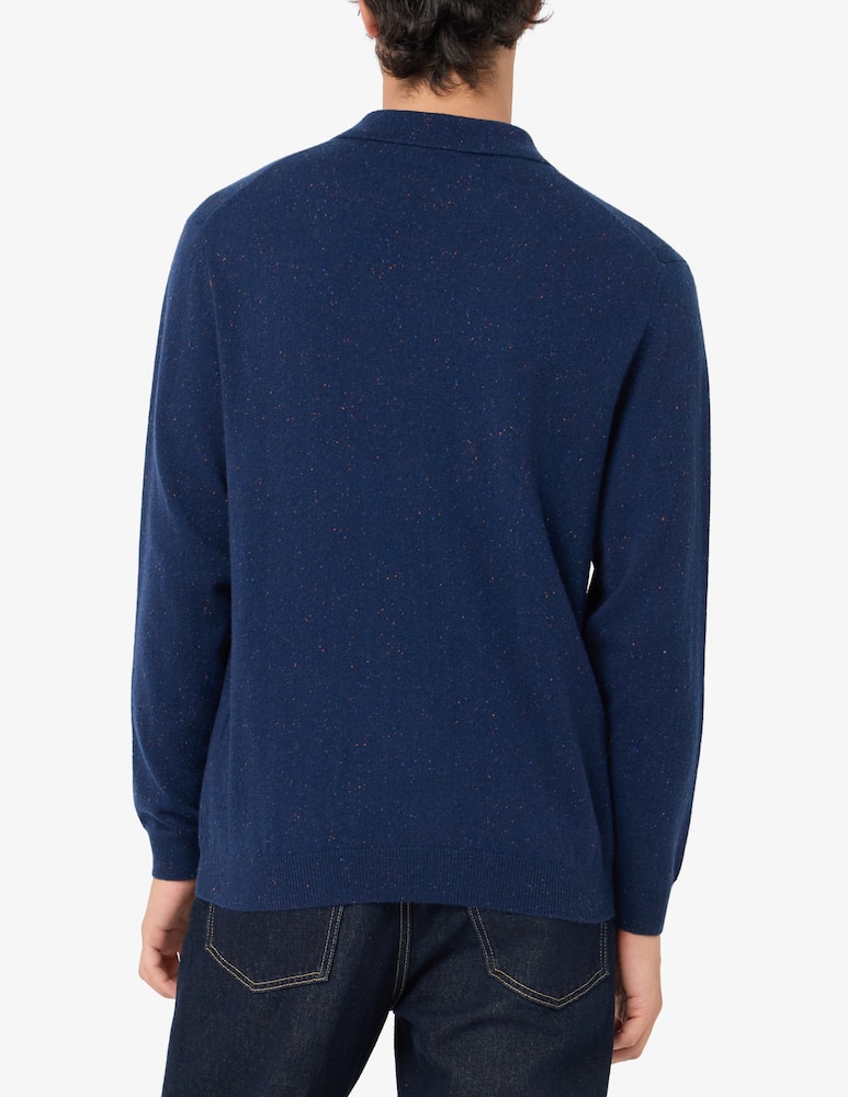 Pure Cashmere Donegal cashmere polo shirt - picture 3 Pure Cashmere Donegal cashmere polo shirt - picture 3
