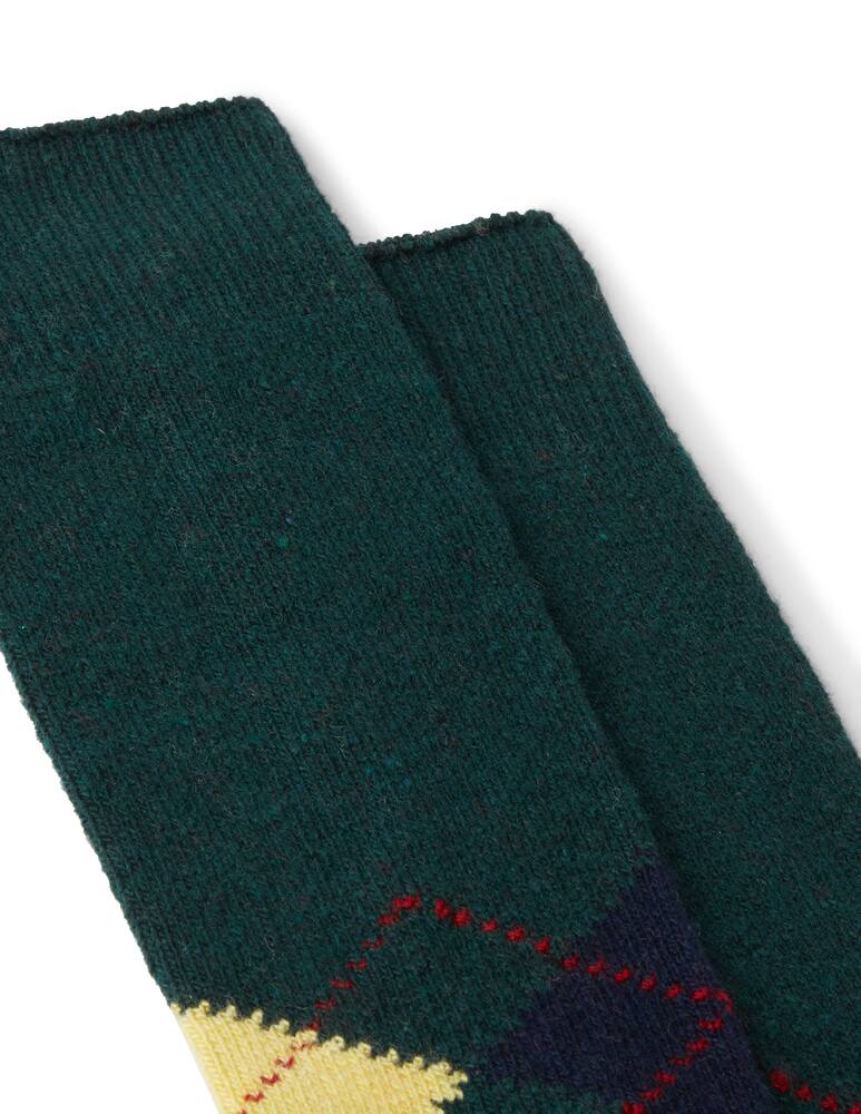 rinascente Church's Cashmere argyle long socks