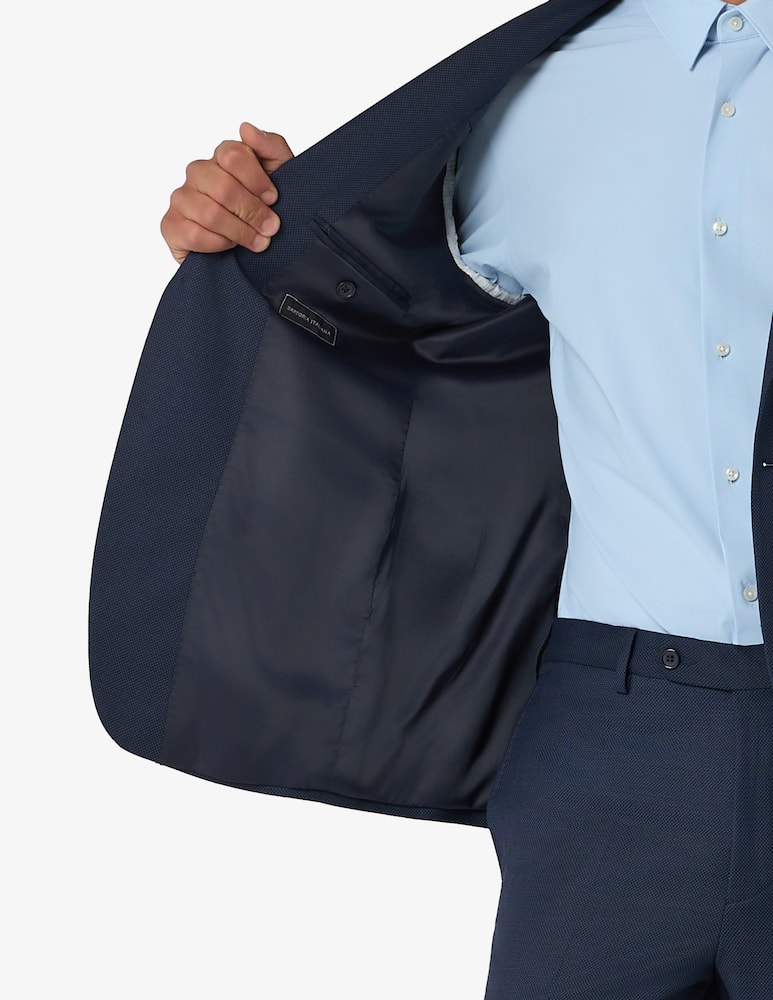 rinascente Sartoria Italiana Abito monopetto occhio di pernice in lana drop 6