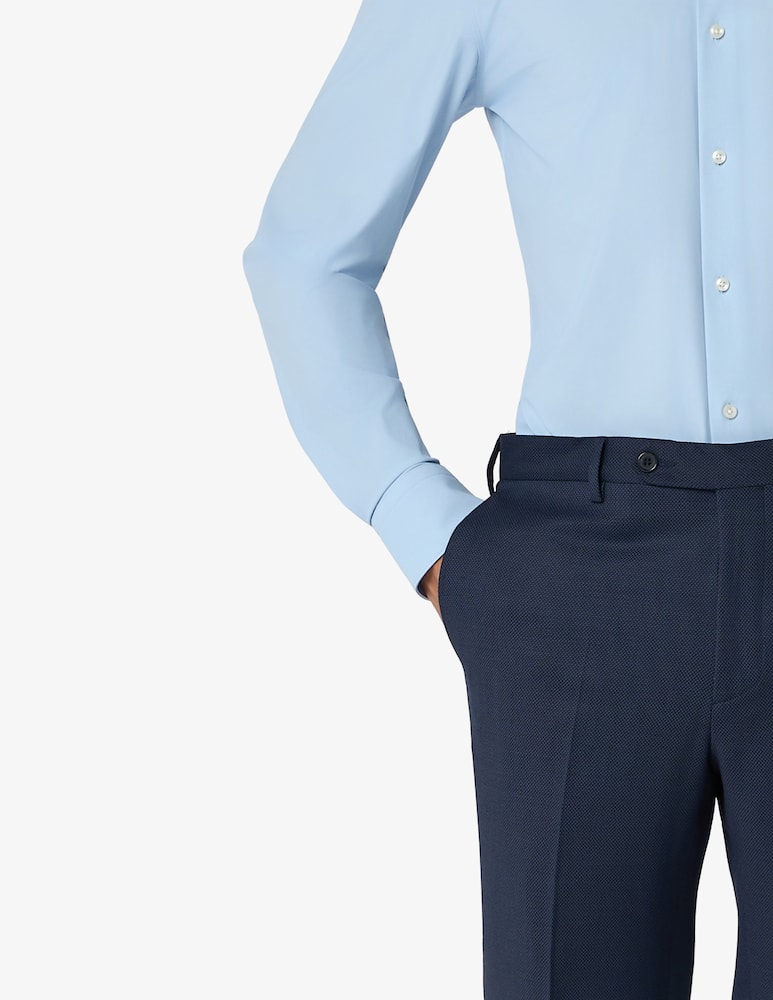 rinascente Sartoria Italiana Abito monopetto occhio di pernice in lana drop 6