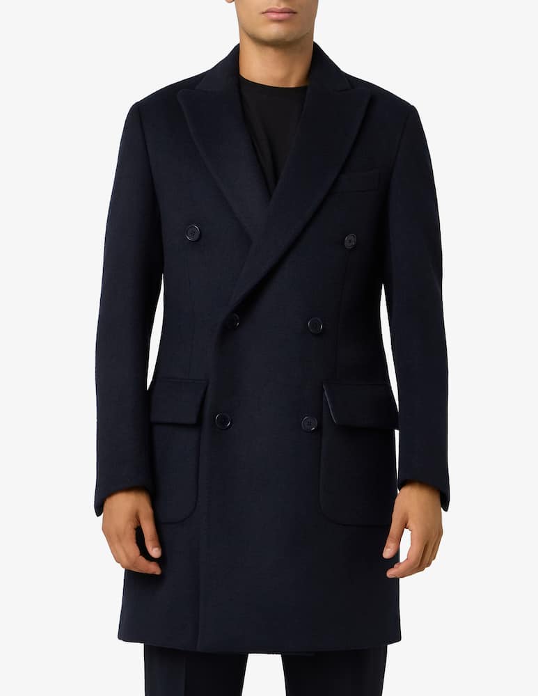 Sartoria Italiana Cappotto doppiopetto in lana pura - immagine 1 Sartoria Italiana Cappotto doppiopetto in lana pura - immagine 1