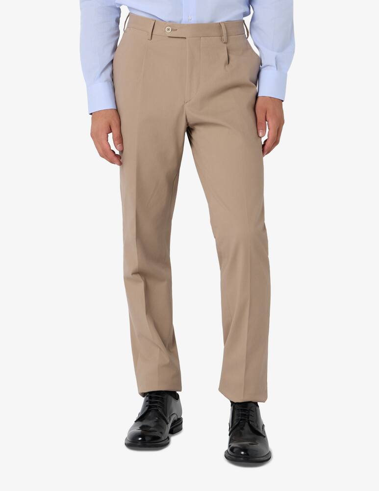 rinascente Sartoria Italiana Pantaloni una pince in gabardina di cotone stretch Drop 6