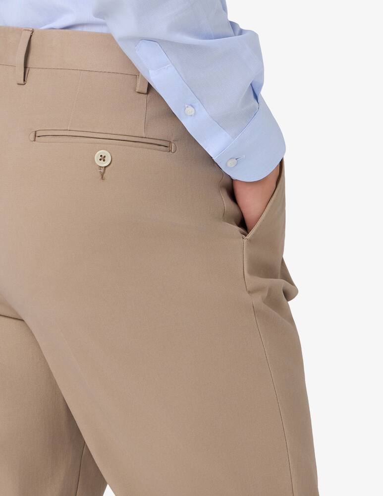 rinascente Sartoria Italiana Pantaloni una pince in gabardina di cotone stretch Drop 6