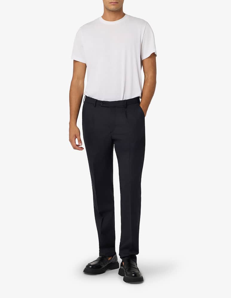 Sartoria Italiana Pantaloni una pince in sallia di lana Drop 6 - immagine 2 Sartoria Italiana Pantaloni una pince in sallia di lana Drop 6 - immagine 2
