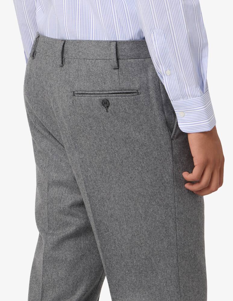 rinascente Sartoria Italiana Pantaloni in flanellina di lana drop 4