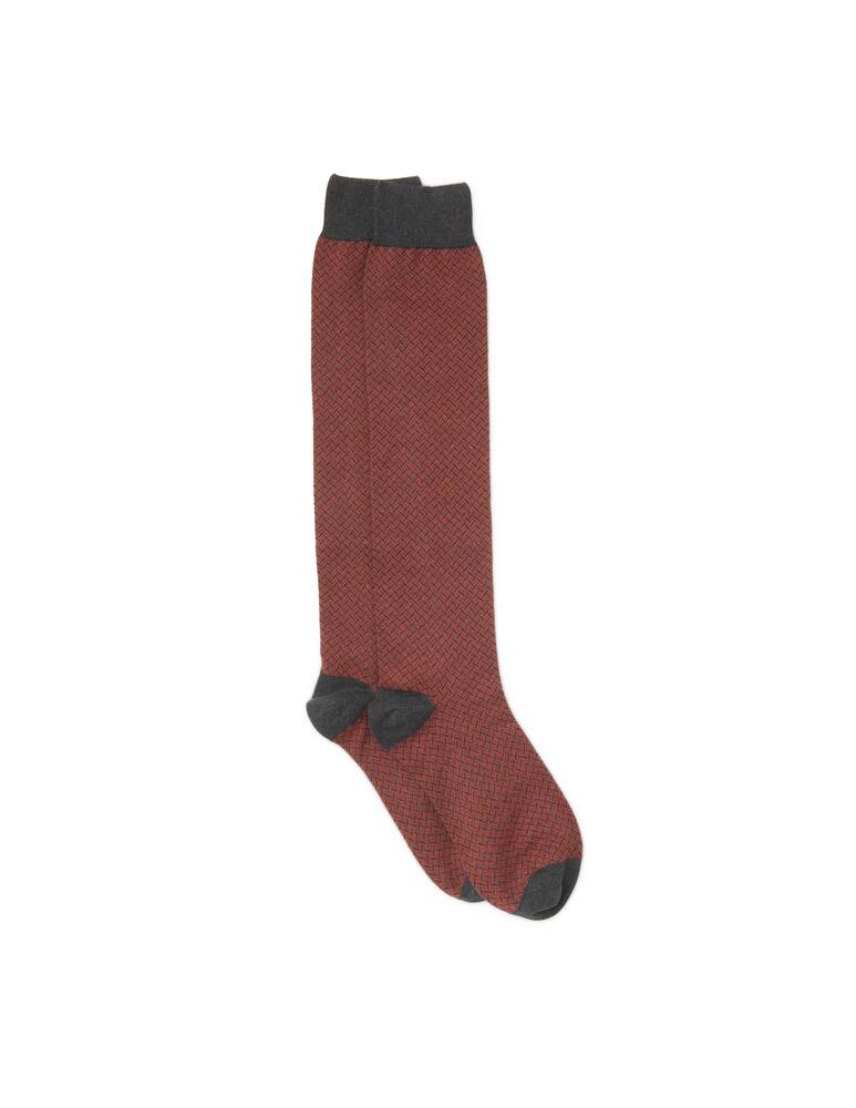 rinascente Sorley Cotton zig zag long socks