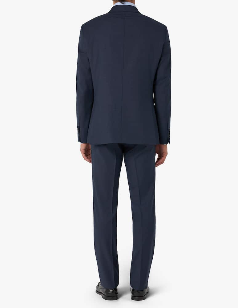 Sartoria Italiana Abito doppiopetto fil-à-fil punto spillo in lana drop 6 - immagine 3 Sartoria Italiana Abito doppiopetto fil-à-fil punto spillo in lana drop 6 - immagine 3