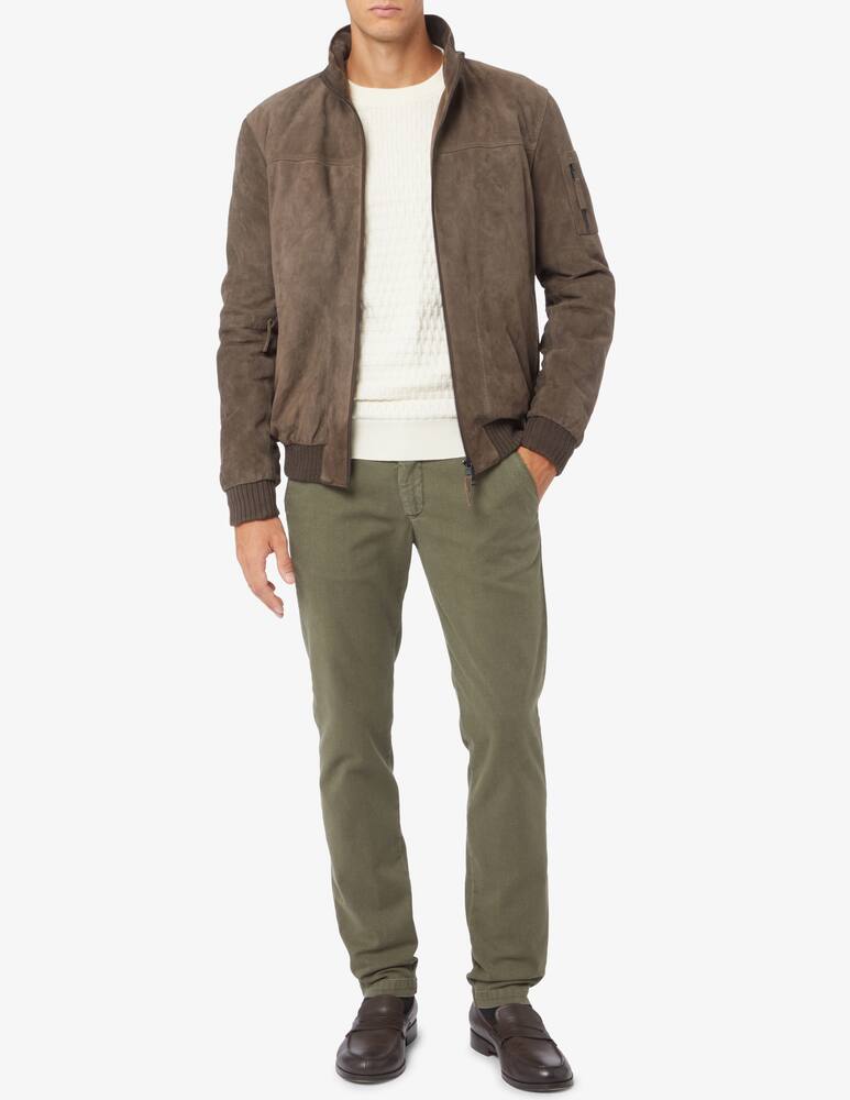 rinascente Briglia Chino micro herringbone trousers