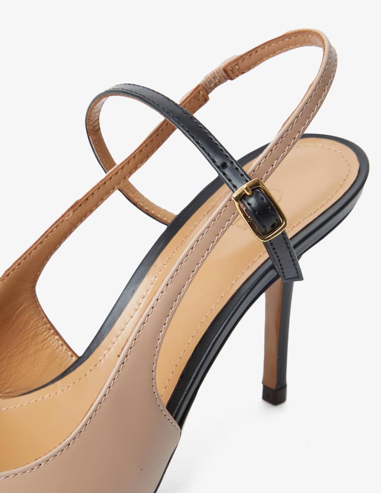 rinascente Relac Leather slingacket with strap