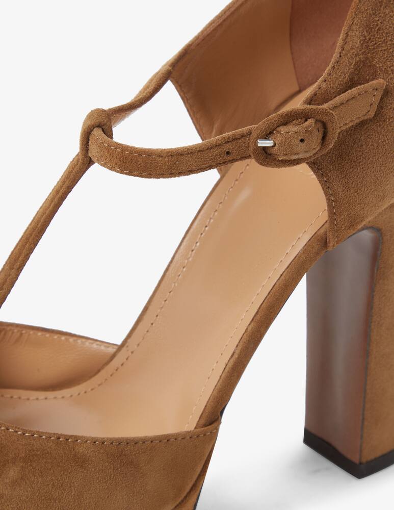 rinascente Relac Decollete in camoscio tbar