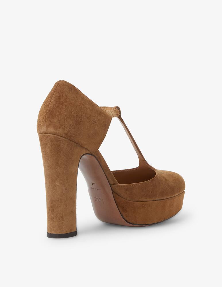 rinascente Relac Decollete in camoscio tbar