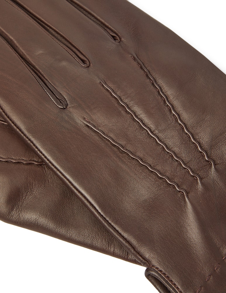 rinascente Rinascente Collection Guanti in pelle con interno in lana