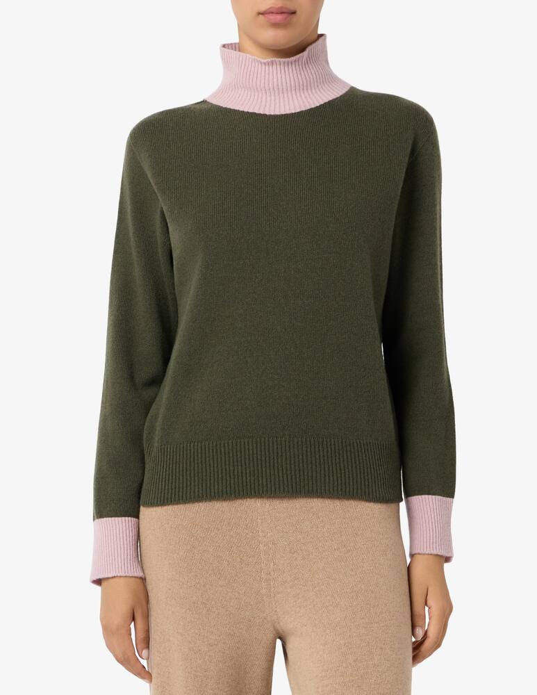 rinascente Rinascente Collection Maglia boxy bicolor collo alto