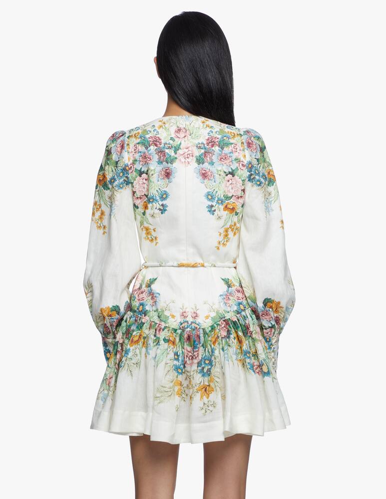 rinascente ZIMMERMANN Wavelength bell sleeve mini dress