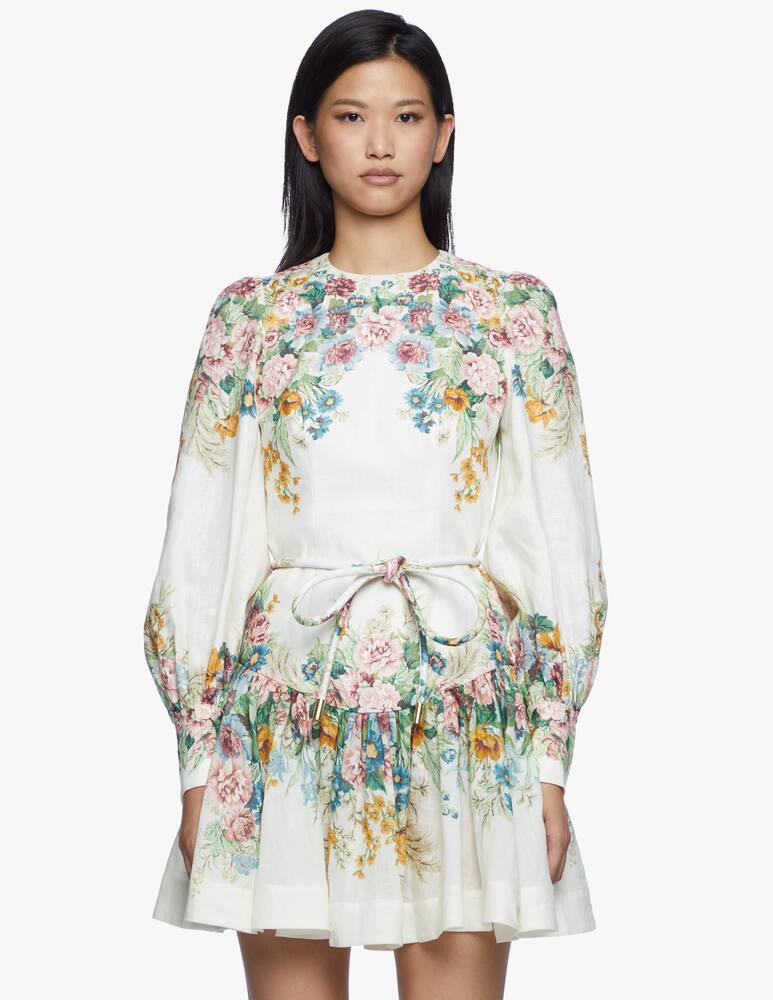 rinascente ZIMMERMANN Wavelength bell sleeve mini dress