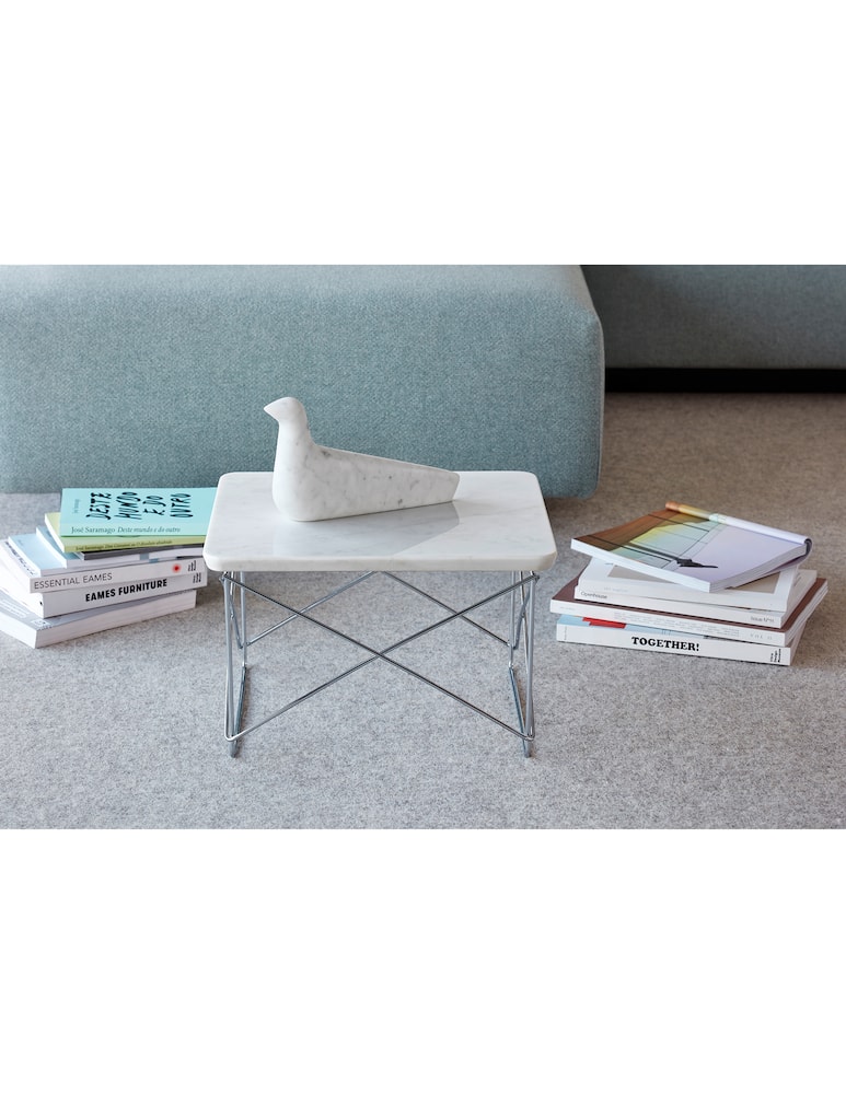 rinascente Vitra Occasional Table LTR marble chrome