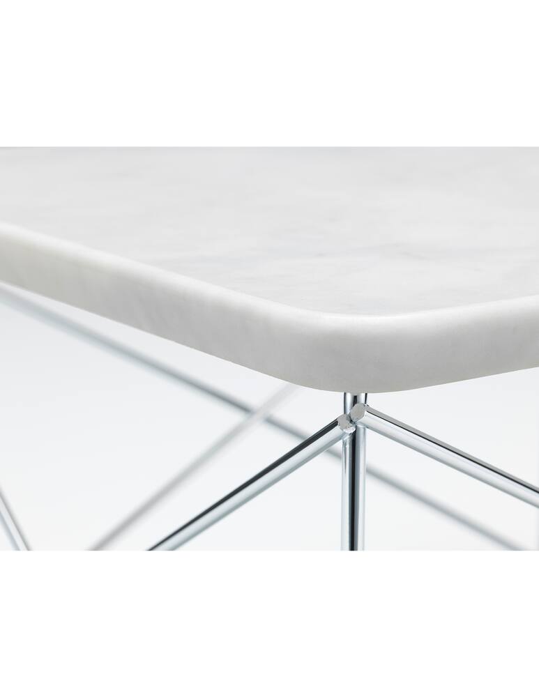 rinascente Vitra Occasional Table LTR marble chrome