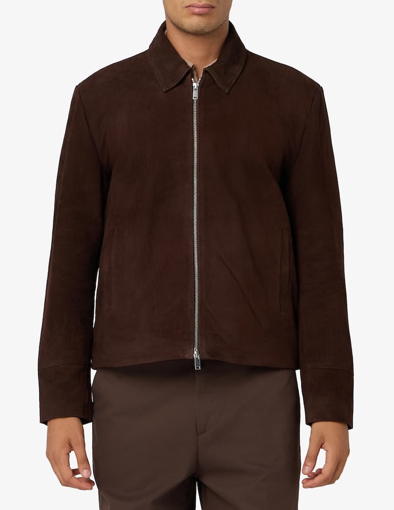 Misaky Zip-up suede jacket - picture 1 Misaky Zip-up suede jacket - picture 1