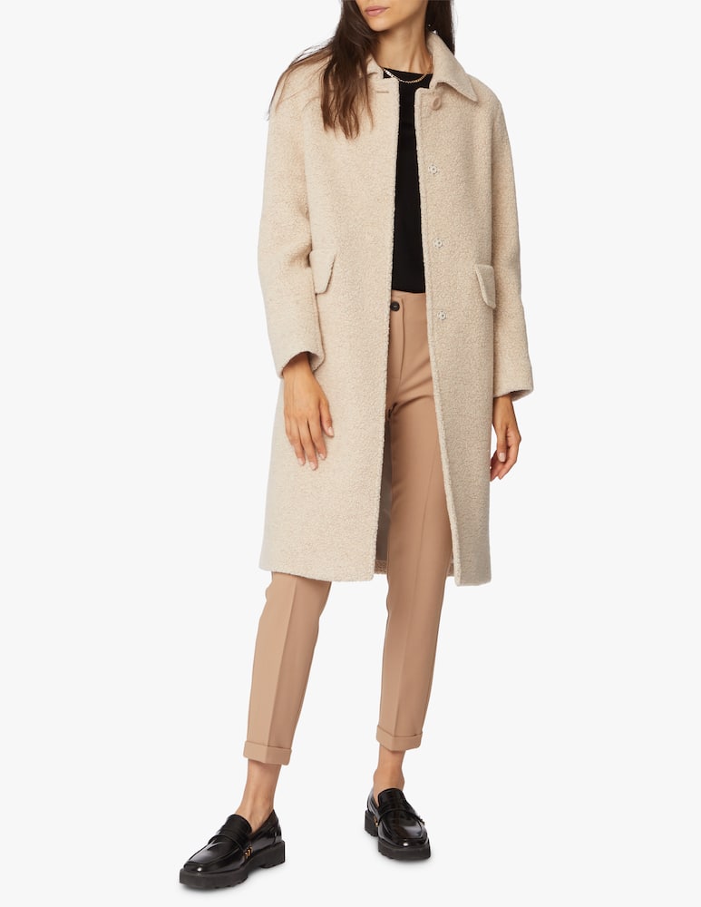 rinascente Cinzia Rocca Cappotto teddy in misto lana
