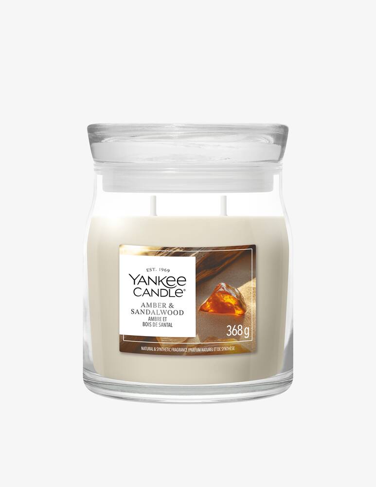 rinascente Yankee Candle Giara Media Signature Amber & Sandalwood