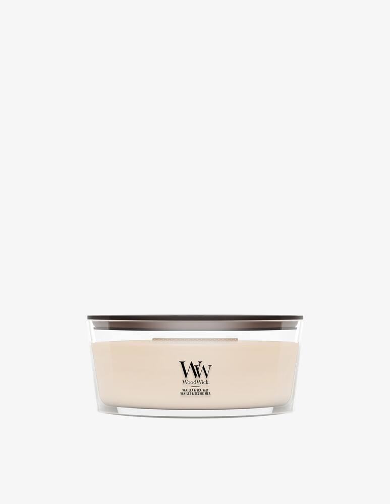 rinascente Woodwick Candela Ellipse Vanilla & Sea Salt