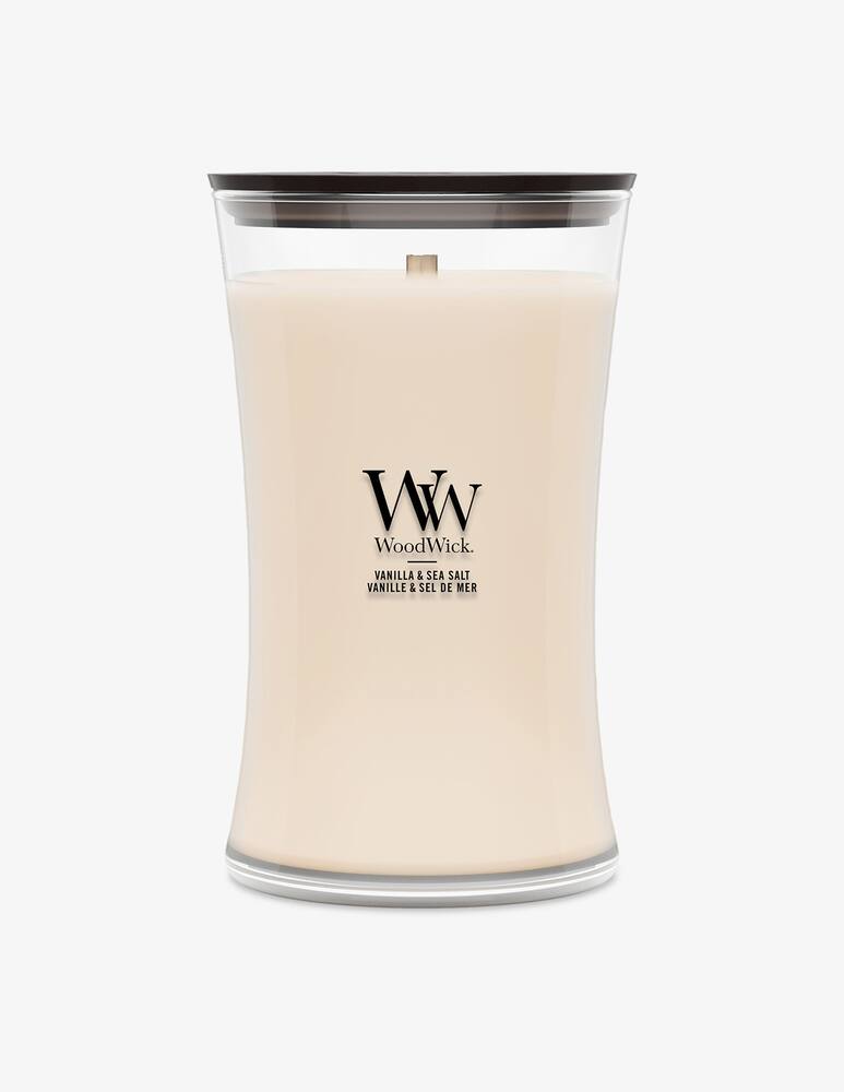 rinascente Woodwick Candela Grande Vanilla & Sea Salt