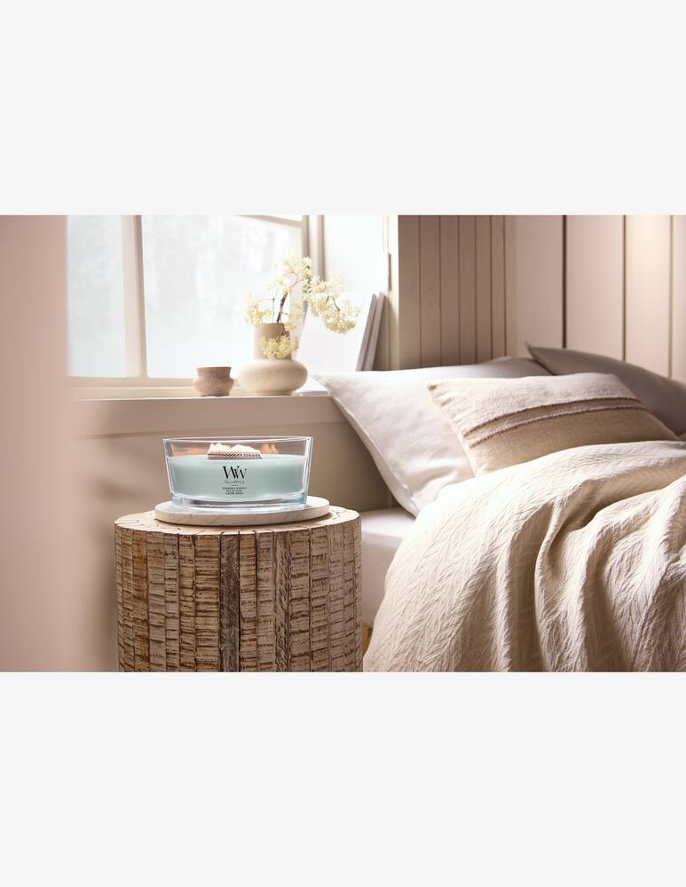 Woodwick Ellipse Sagewood & Seagrass Candle - picture 2 Woodwick Ellipse Sagewood & Seagrass Candle - picture 2