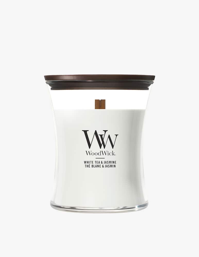 rinascente Woodwick Candela Media White Tea & Jasmine