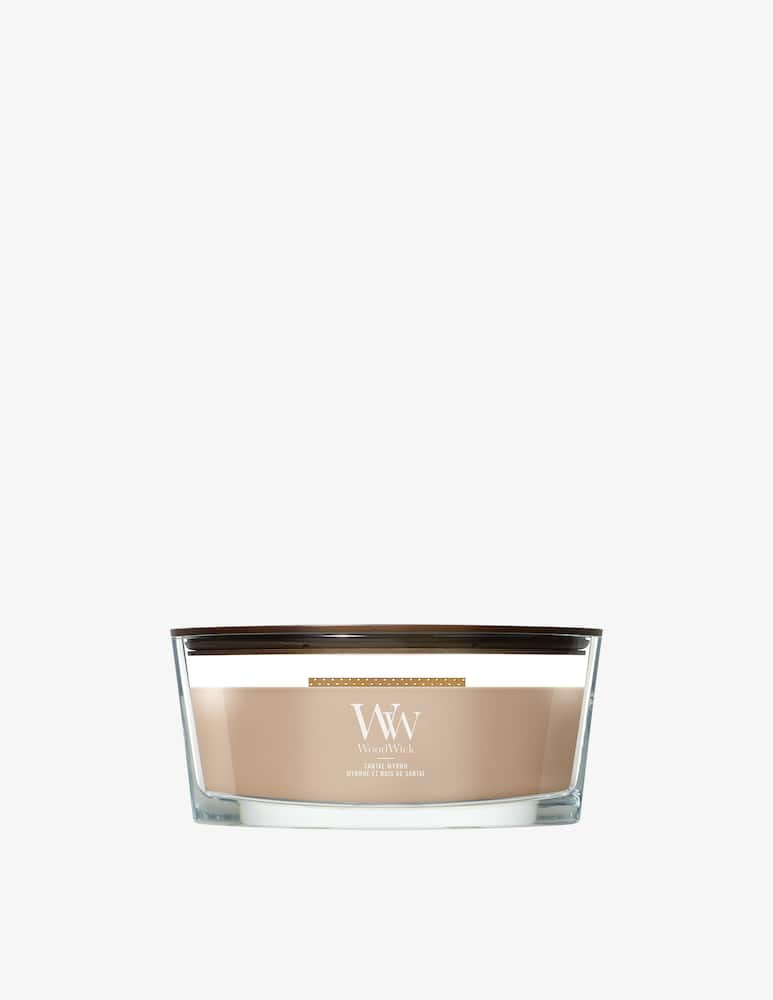 Woodwick Ellipse Santal Myrrh Candle - picture 1 Woodwick Ellipse Santal Myrrh Candle - picture 1