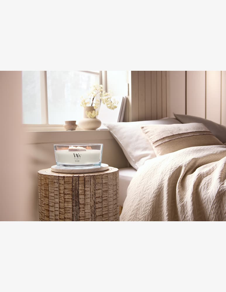 Woodwick Ellipse White Honey Candle - picture 2 Woodwick Ellipse White Honey Candle - picture 2