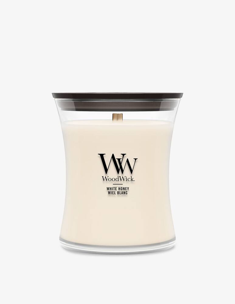 Woodwick Medium White Honey Candle - picture 1