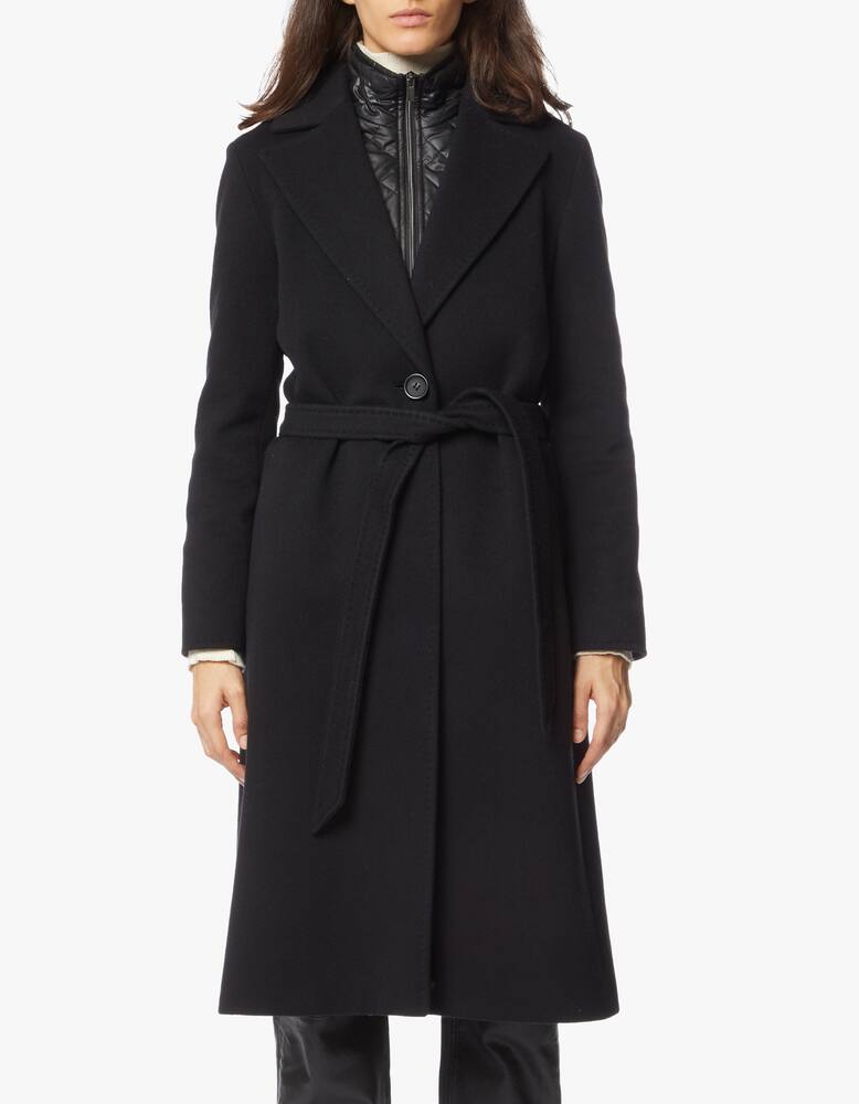 rinascente Cinzia Rocca Wool blend coat with vest
