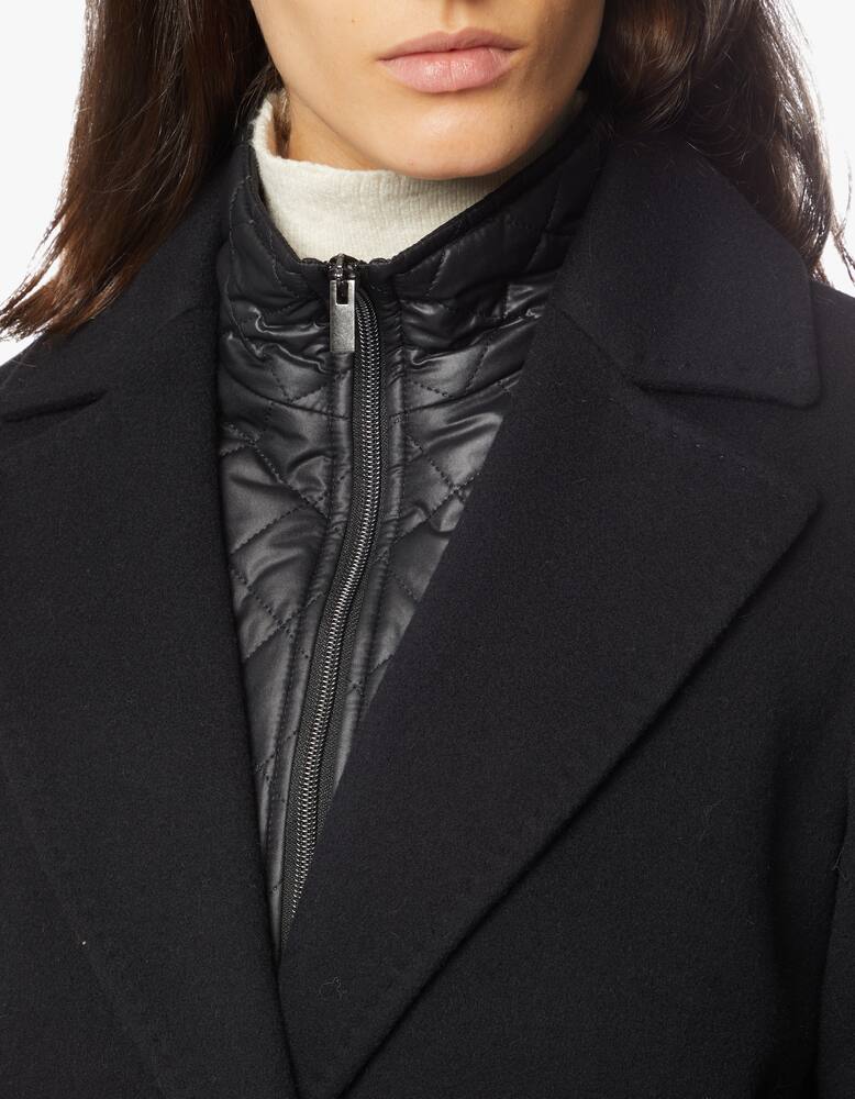 rinascente Cinzia Rocca Wool blend coat with vest