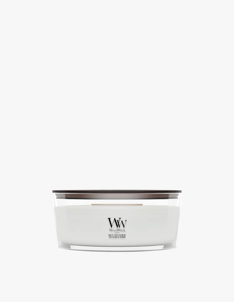 Woodwick Ellipse White Tea & Jasmine Candle - picture 1 Woodwick Ellipse White Tea & Jasmine Candle - picture 1