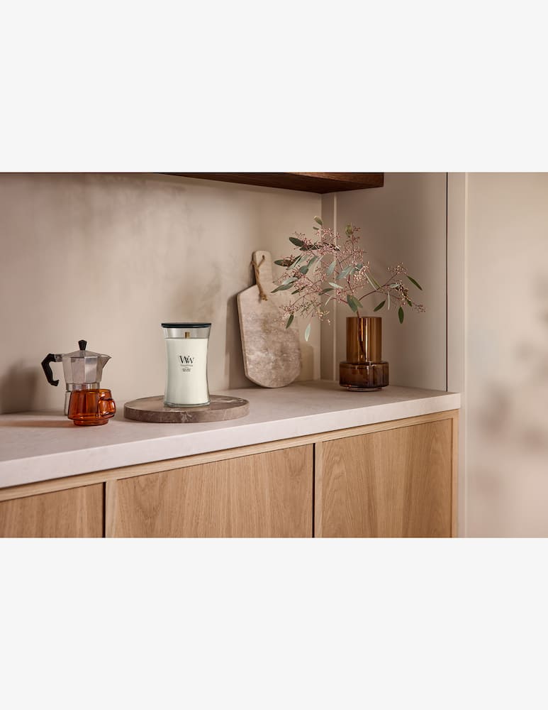 Woodwick Large White Honey Candle - picture 2 Woodwick Large White Honey Candle - picture 2