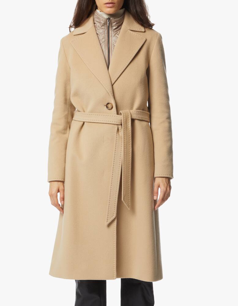 rinascente Cinzia Rocca Wool blend coat with vest