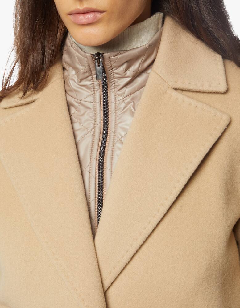 rinascente Cinzia Rocca Wool blend coat with vest