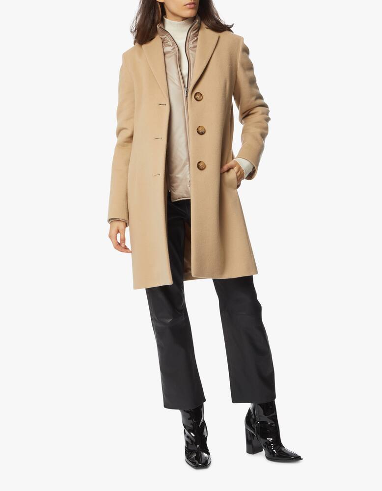 rinascente Cinzia Rocca Wool blend coat with vest