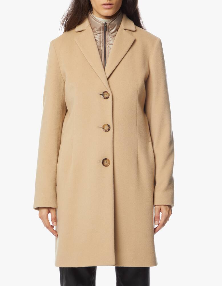 rinascente Cinzia Rocca Wool blend coat with vest