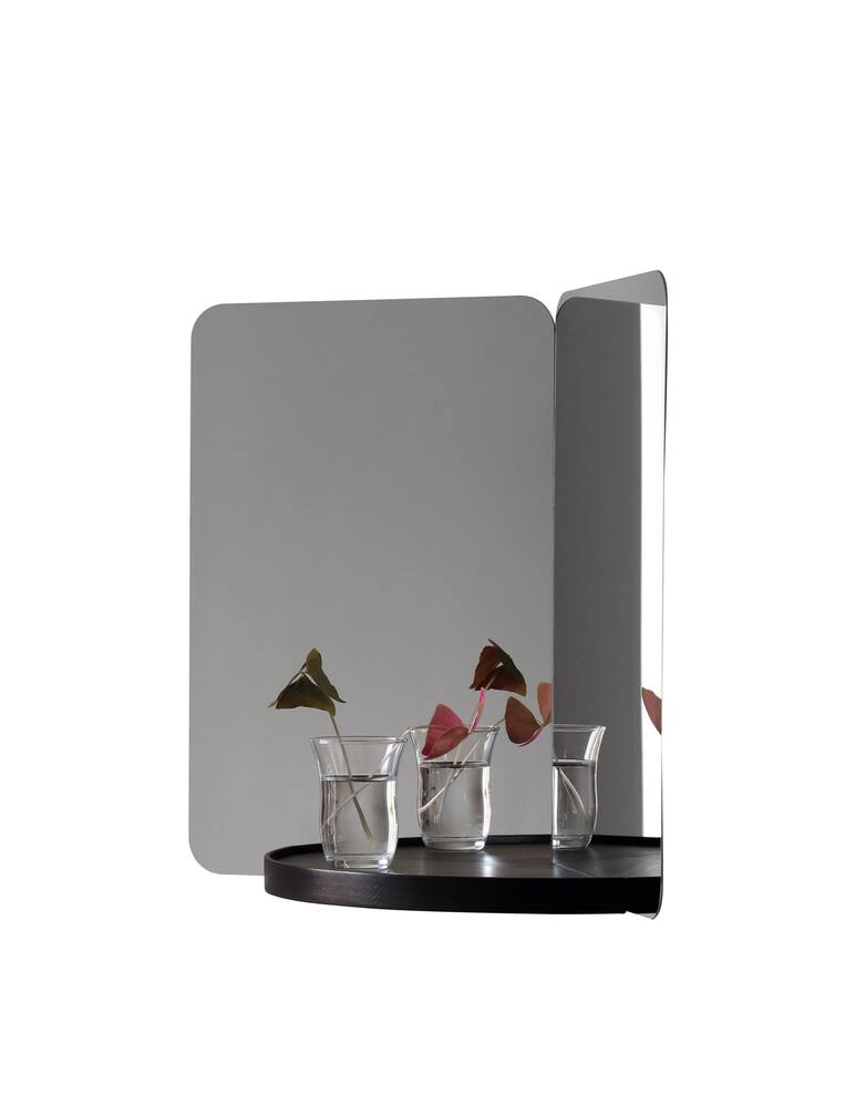 rinascente Artek 124° Mirror mensola frassino media - Nero