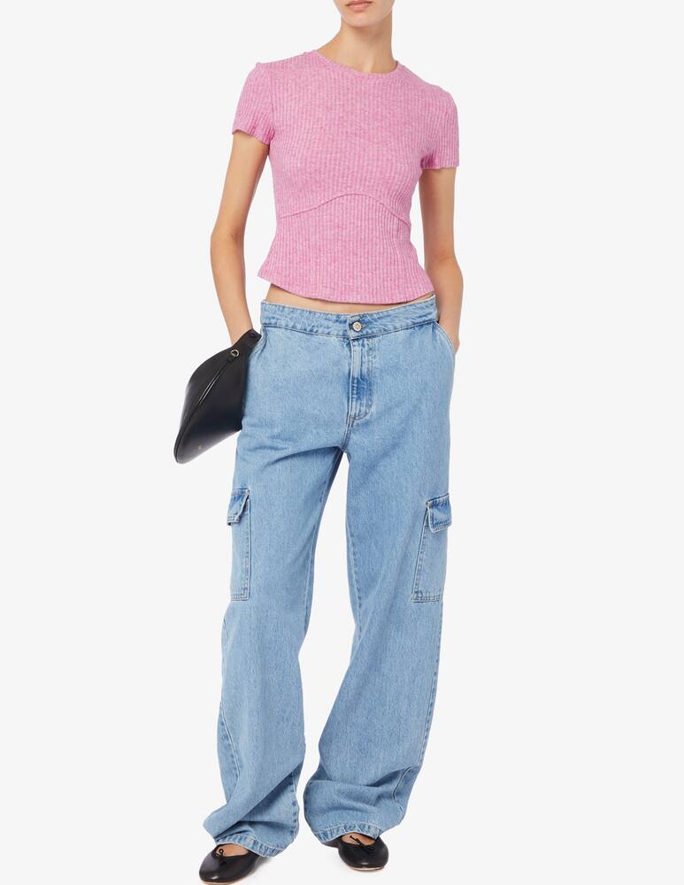 rinascente Face to Face Style Courtney ribbed T-shirt