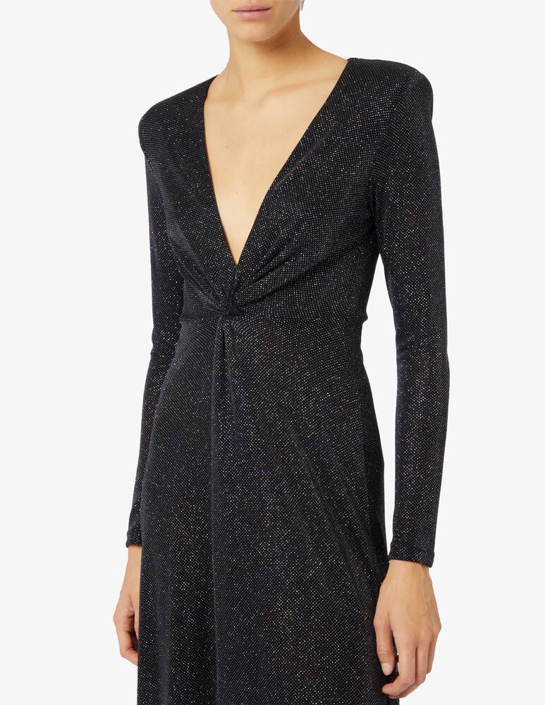 rinascente Face to Face Style Kim glitter maxi dress