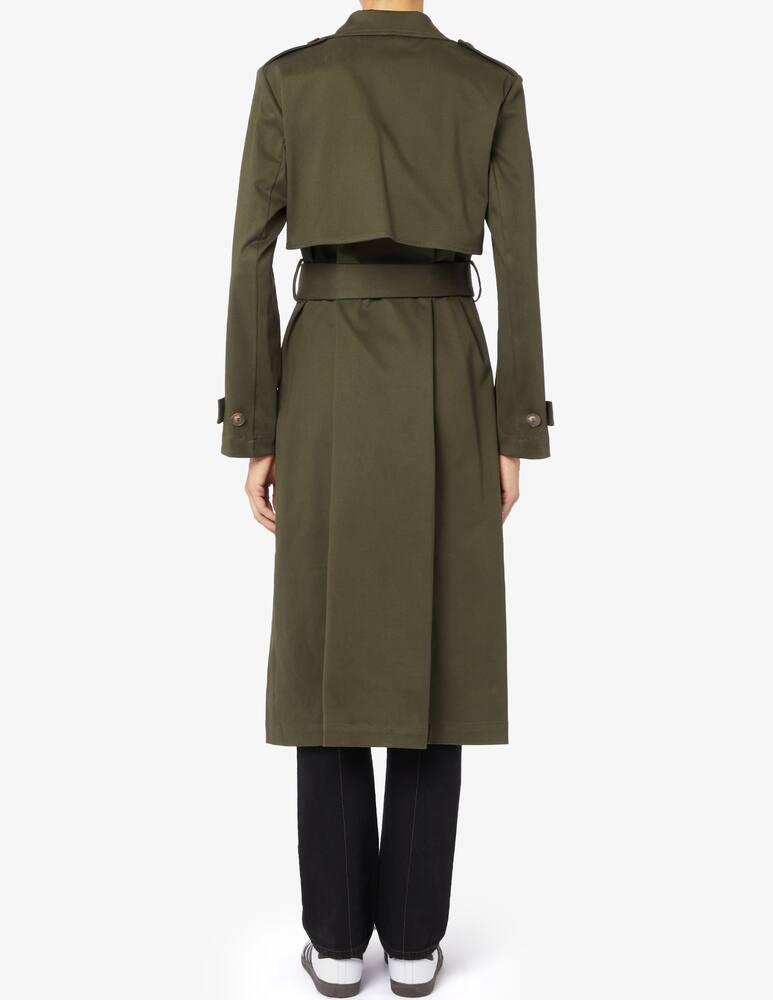 rinascente Face to Face Style Lara cotton trench coat