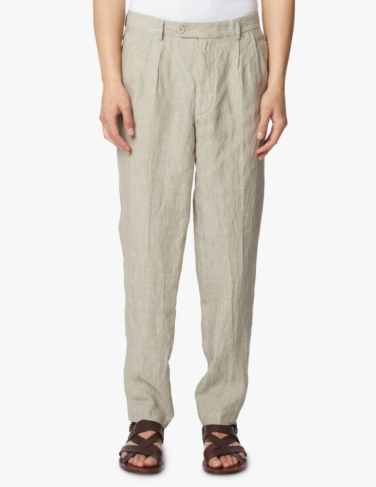 East Harbour Pantalone in lino - beige - immagine 2 East Harbour Pantalone in lino - beige - immagine 2